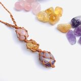 Happiness crystals necklace | Vòng cổ đá hạnh phúc