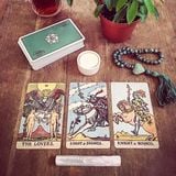 Bộ bài smith-waite tarot deck borderless edition (có sẵn)
