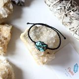 Vòng tay macrame đá ngọc lam turquoise