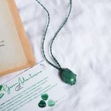 Vòng cổ đá may mắn Green Adventurine