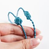 Raw apatite bracelet  | Vòng tay đá thô apatite