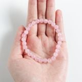 Vòng tay chuỗi thạch anh hồng 8li | Rose quartz