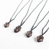 Vòng cổ đá thạch anh khói smoky quartz