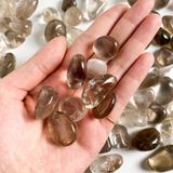 Đá thạch anh khói mài bóng - Smoky quartz