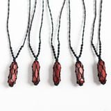 Vòng cổ đá Red Jasper đỏ