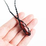 Vòng cổ đá Red Jasper đỏ