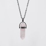 Vòng cổ đá Thạch anh hồng - Rose quartz