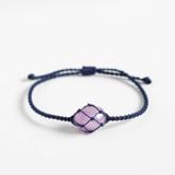 Vòng tay đá kunzite - năng lượng tình yêu