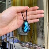 vòng cổ đá xà cừ labradorite