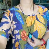 vòng cổ đá xà cừ labradorite