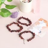 Vòng tay hạt nhuyễn đá Garnet (Ngọc Hồng Lựu)