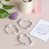 Vòng tay hạt nhuyễn đá Rainbow Moonstone giúp tập trung cho học tập