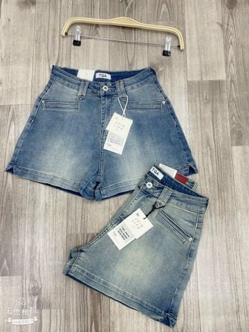Quần short jeans nữ lưng cao túi mổ co giãn ms KA210-KA521