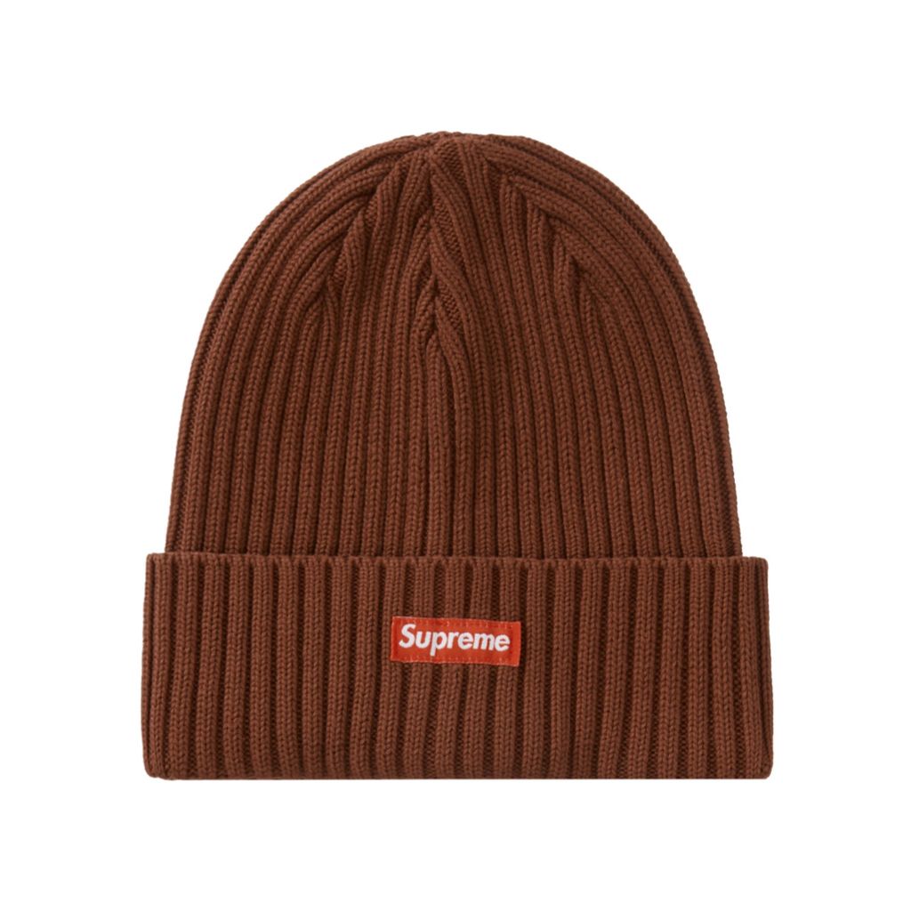  Supreme Beanie Overdyed SS19 (Brown) 