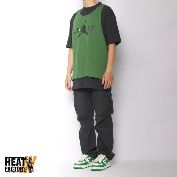  Jordan x Off White Tee Short Sleeve Top (Black/Green) 