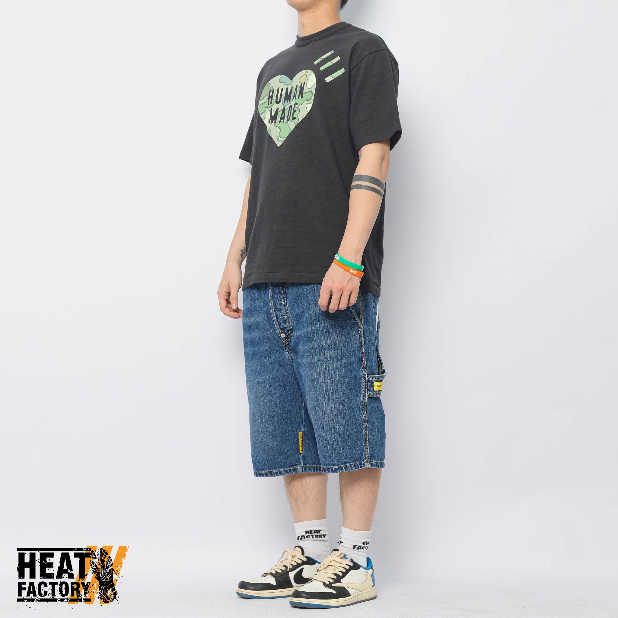  Human Made x Kaws Tee Heart Graphic #1 ( Black ) 