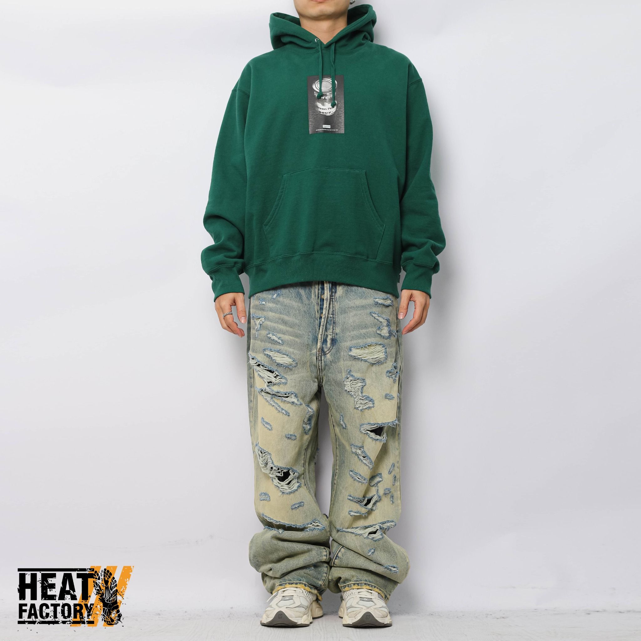  Supreme Hoodie Soup Can Hooded Dark (Green) 