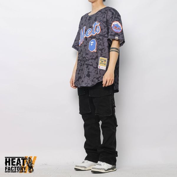  Bape x Mitchell & Ness Jersey Mets (Black) 