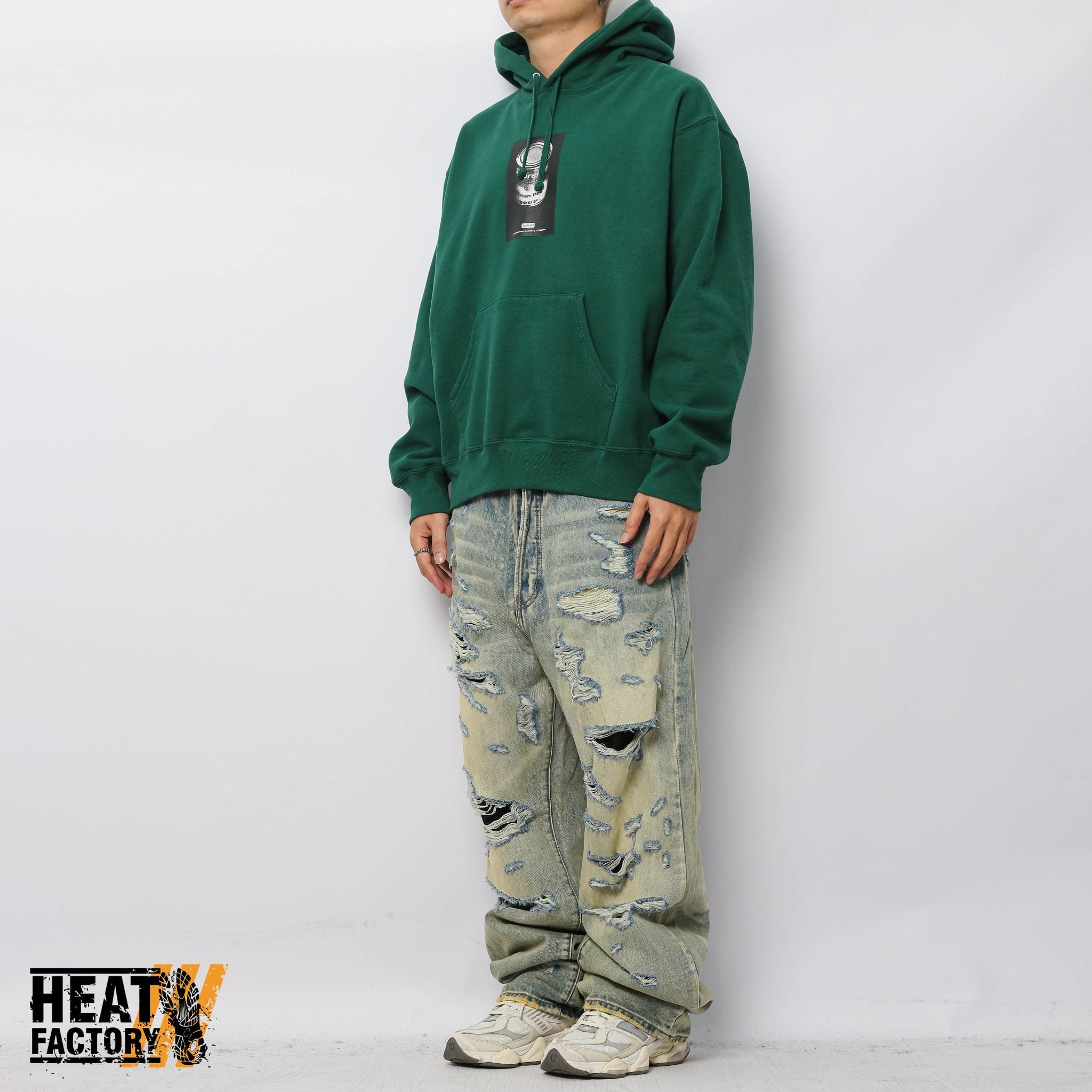  Supreme Hoodie Soup Can Hooded Dark (Green) 