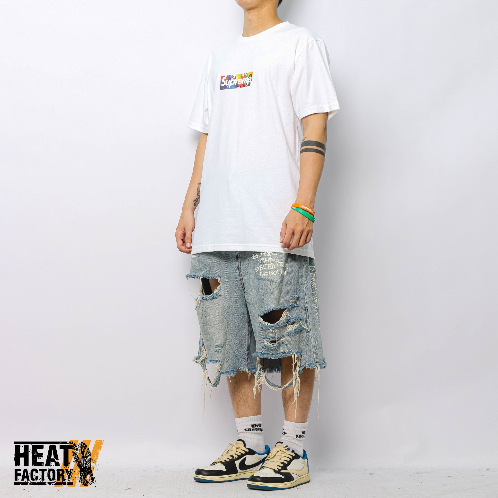  Supreme Tee Slawn Box Logo (White) 