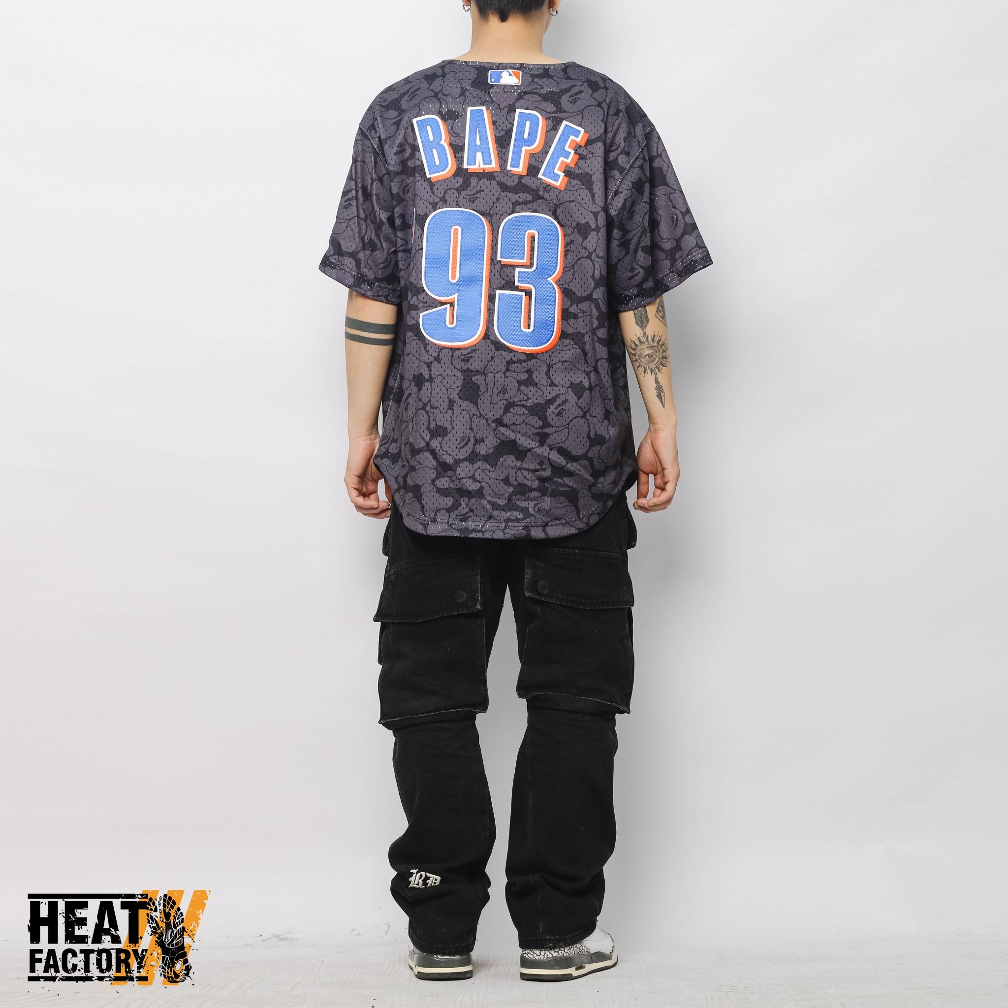  Bape x Mitchell & Ness Jersey Mets (Black) 