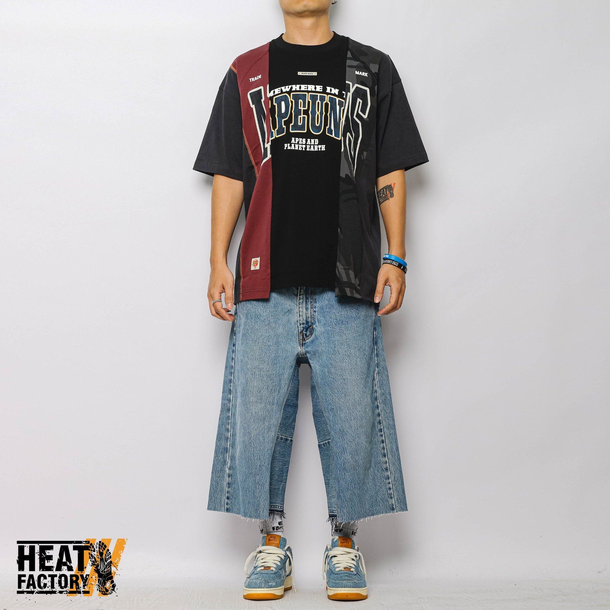  AAPE Tee Logo-Print (Black) 