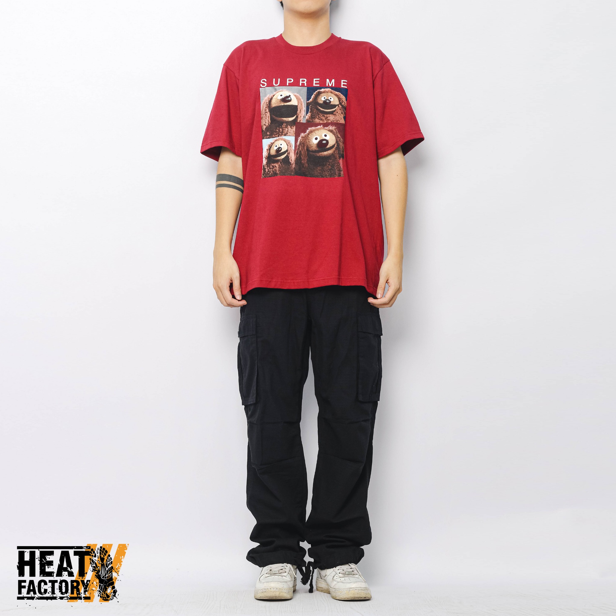 長濱ねる着用supreme rowlf tee シュプリーム Tシャツ　黒　XL 長濱ねる 着用 supreme rowlf tee シュプリーム Tシャツ - メルカリ