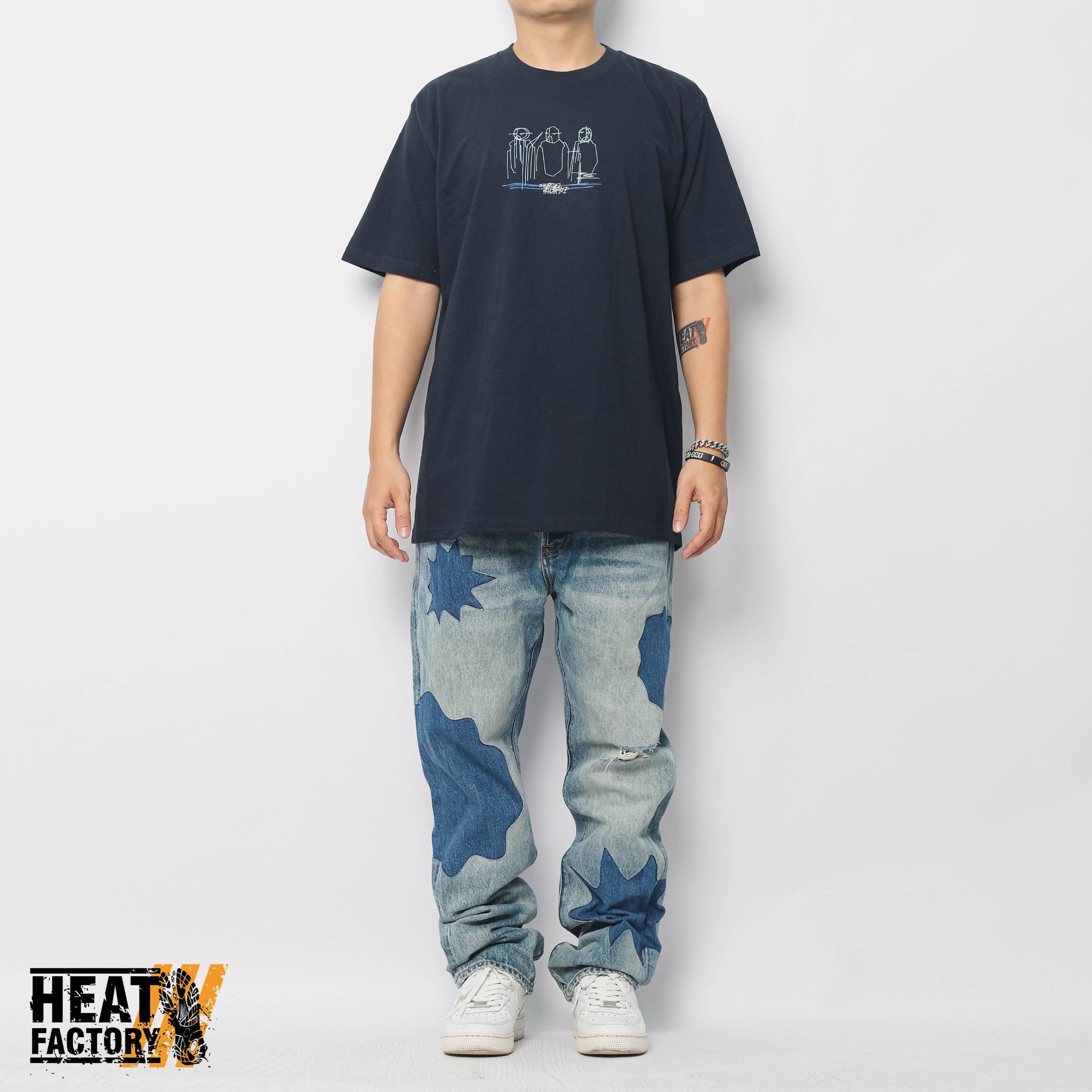  Supreme Tee Three Kings (Navy) 