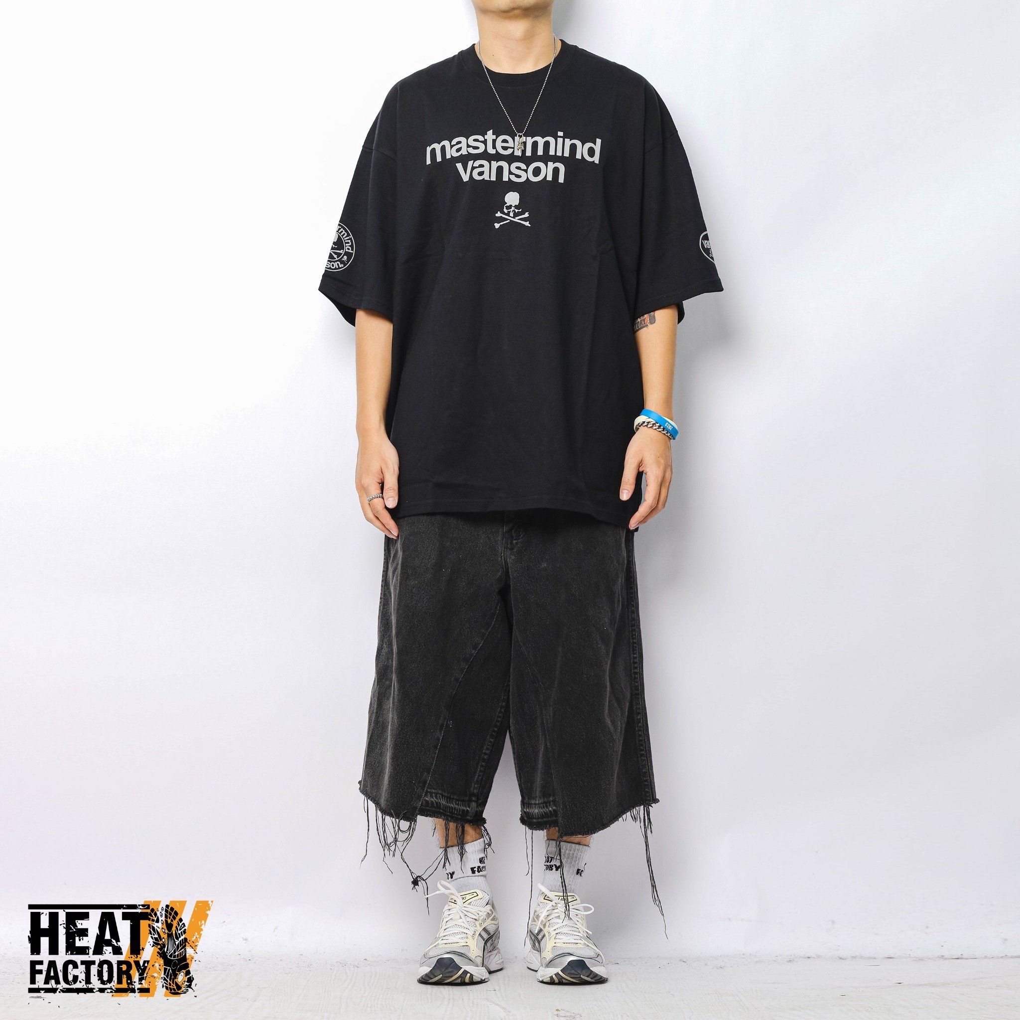  Mastermind World x Vanson Tee Bone (Black) 