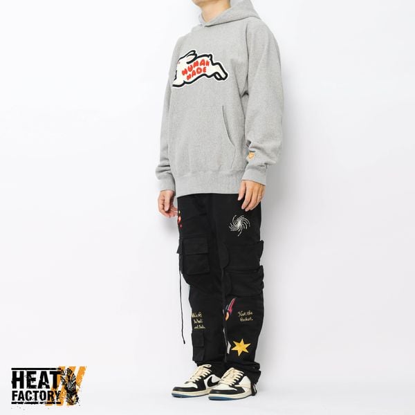  Human Made Hoodie Rabbit Heavy Weight (Grey) 