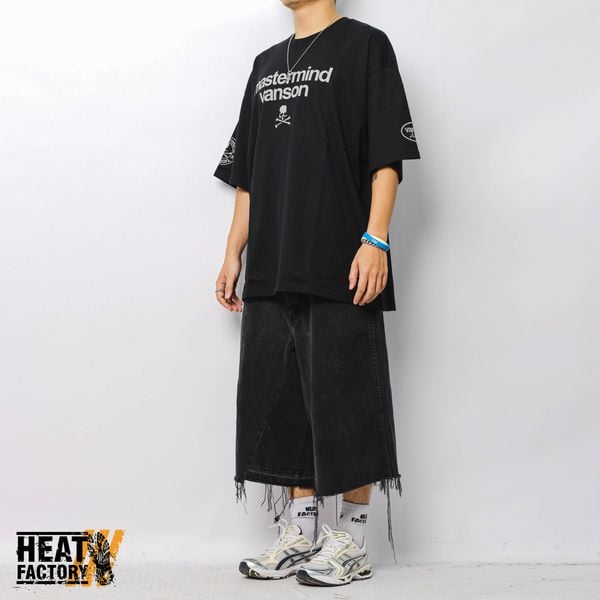  Mastermind World x Vanson Tee Bone (Black) 