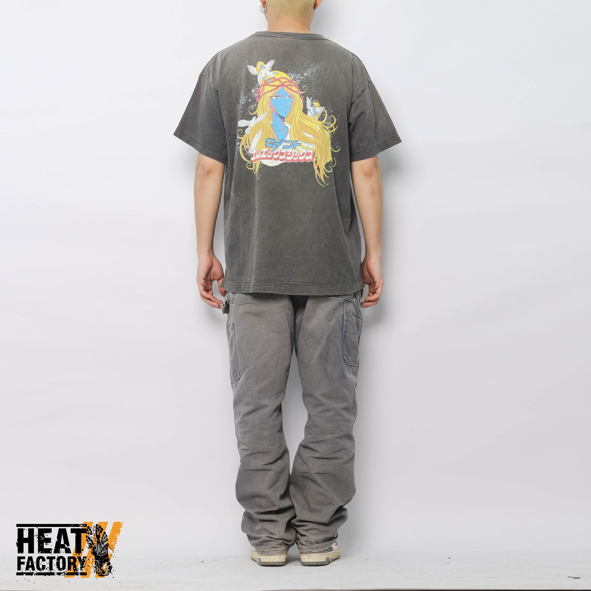  Saint Michael Tee Blue Face (Grey) (Used) 