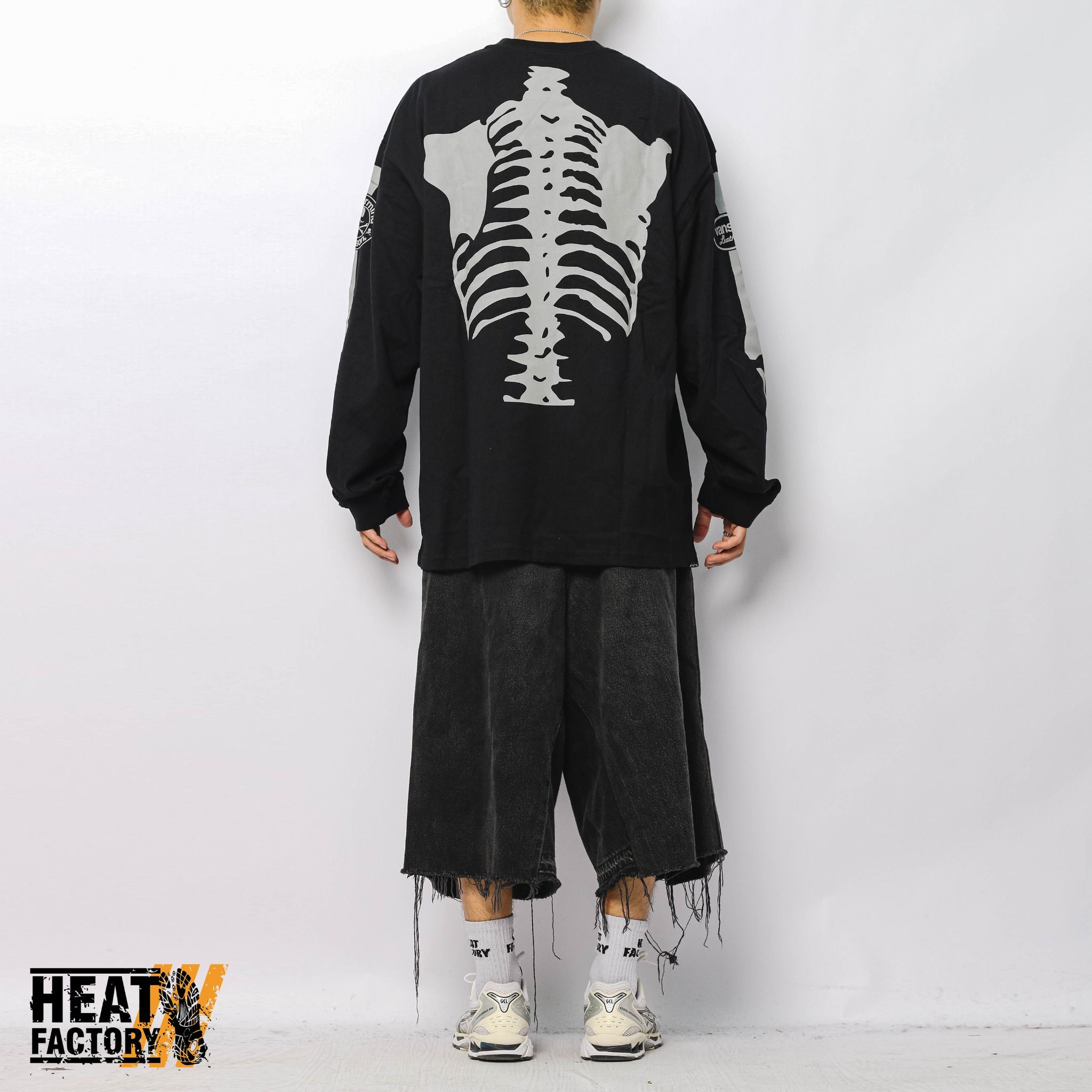  Mastermind World x Vanson Longsleeve Tee Bone (Black) 