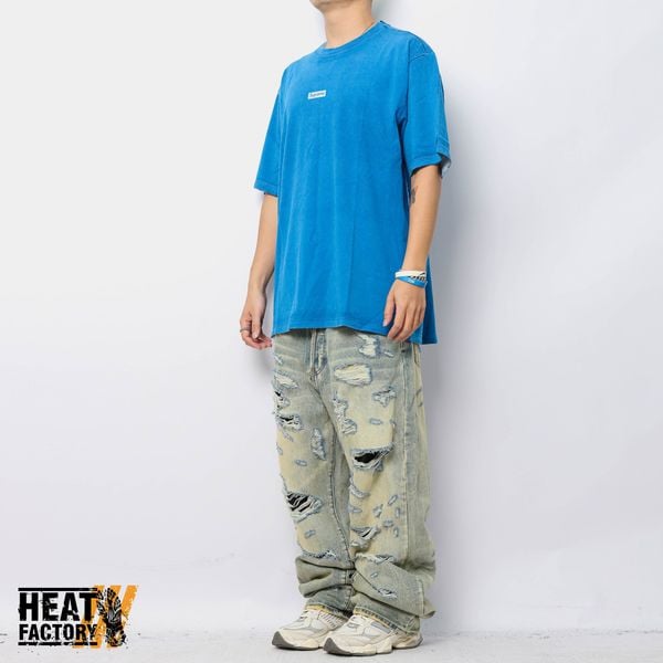  Supreme Tee Overprint Small Box (Blue) 