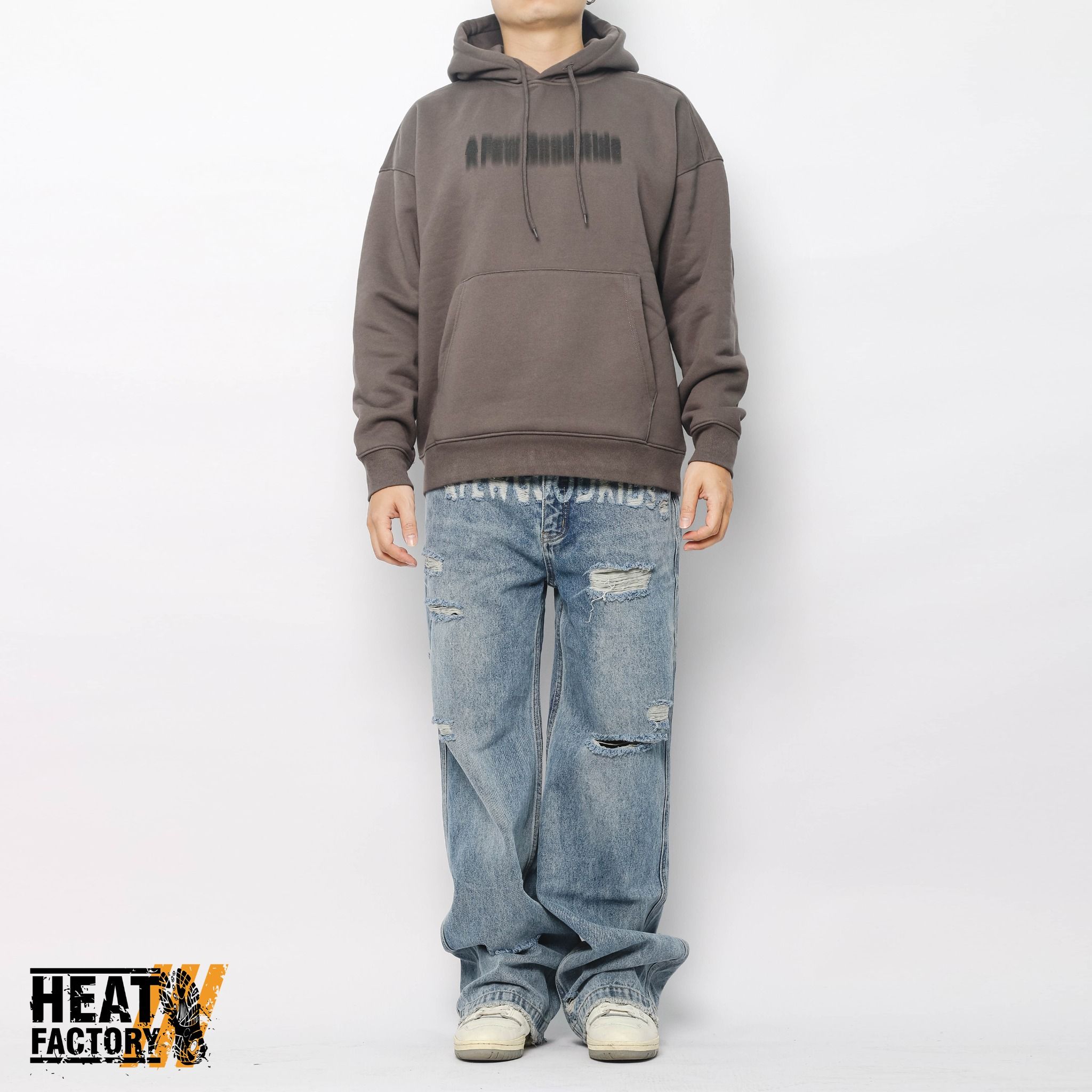  AFGK Hoodie Bleed Logo (Grey) 