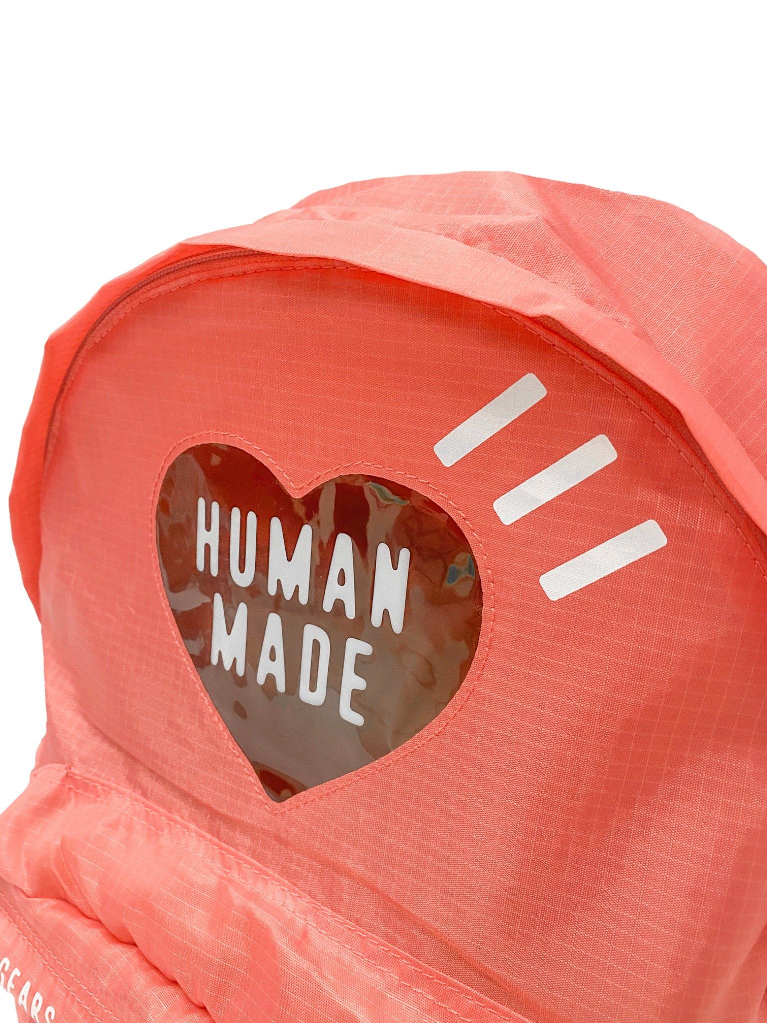  Human Made Backpack Nylon Ripstop Heart (Pink) 