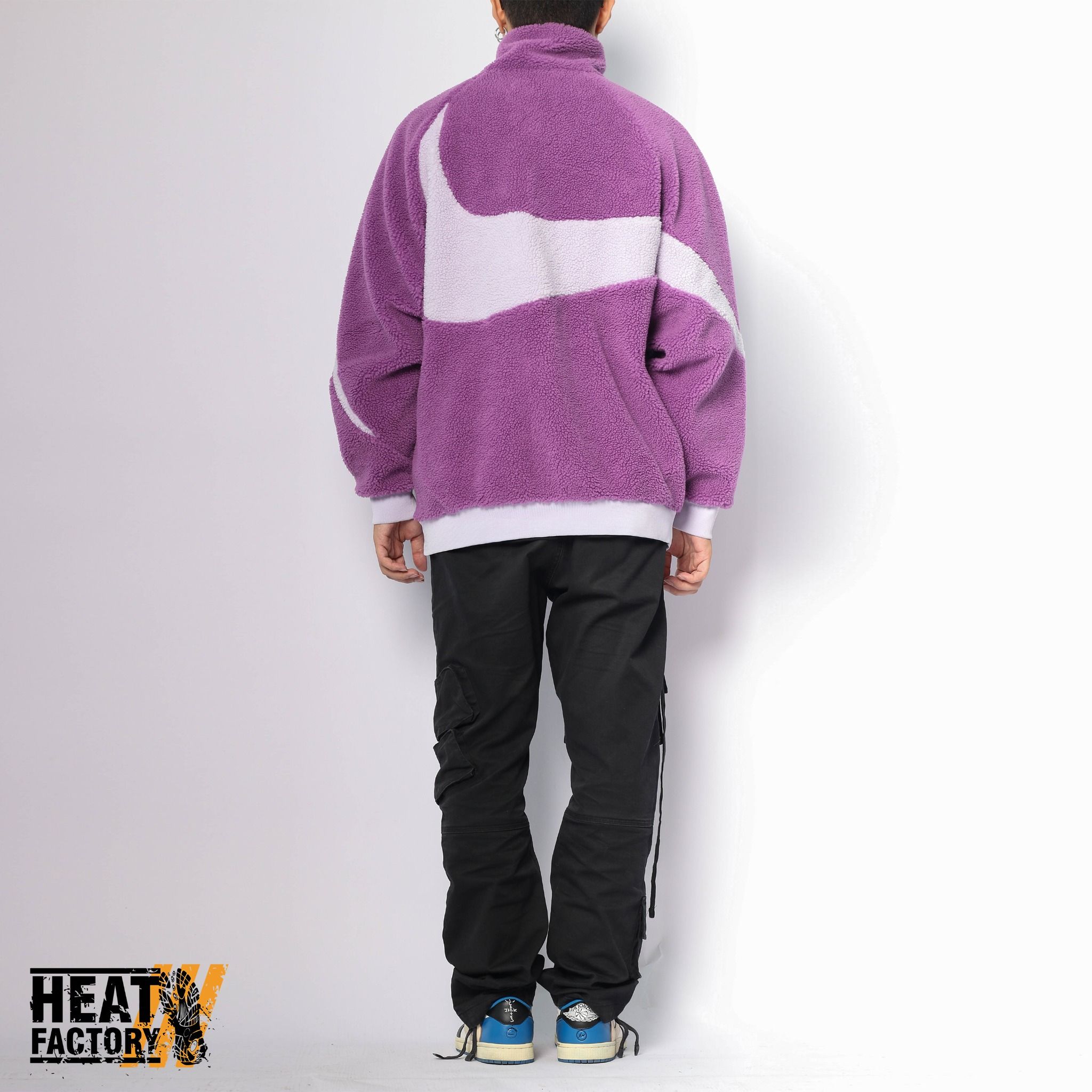  Nike Jacket Big Swoosh (Purple/White) 