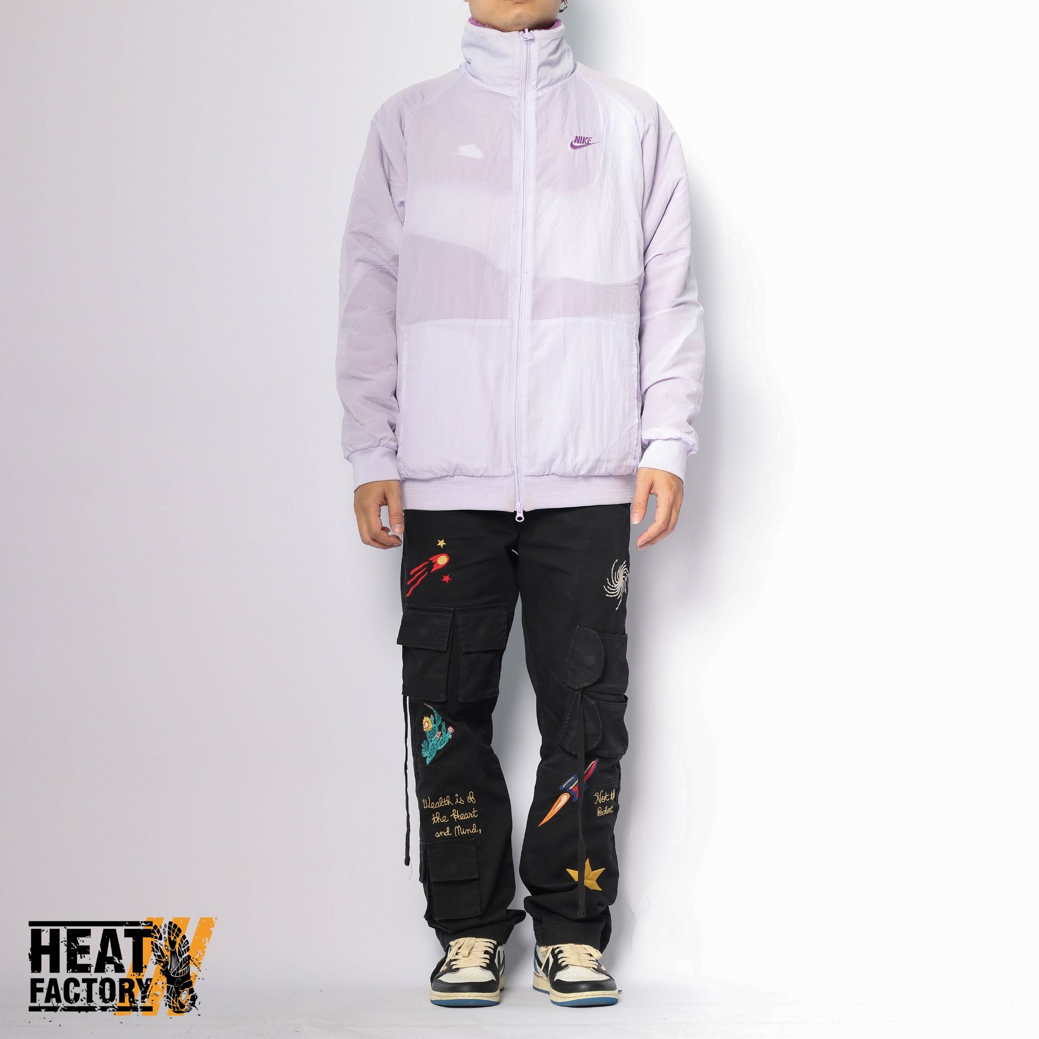  Nike Jacket Big Swoosh (Purple/White) 