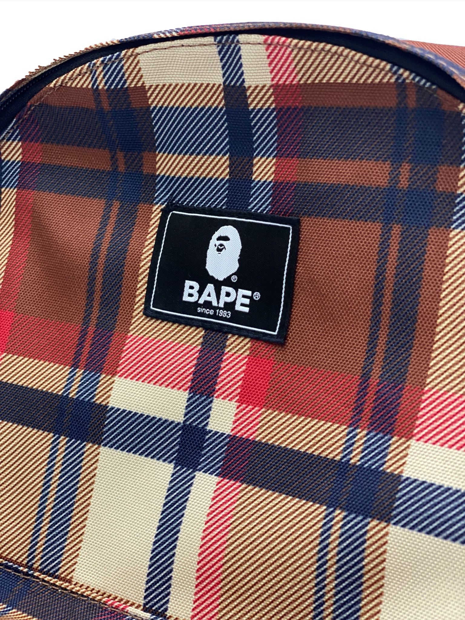 BAPE Premium Happy New Year Backpack SS22 (Red/Caro) Heat Factory