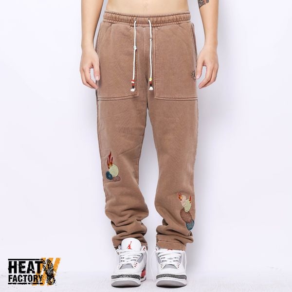  Travis Scott x Jordan Sweatpants Fleece (Archaeo Brown) 