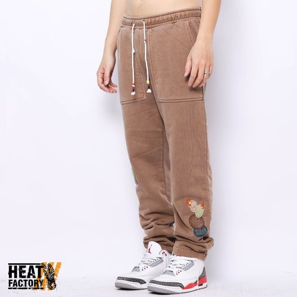  Travis Scott x Jordan Sweatpants Fleece (Archaeo Brown) 