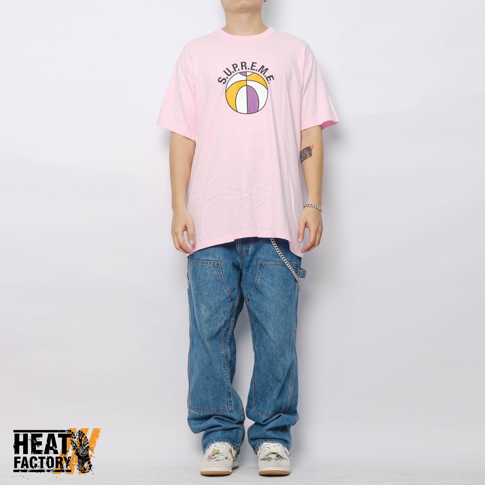  Supreme Tee League Royal (Pink) 