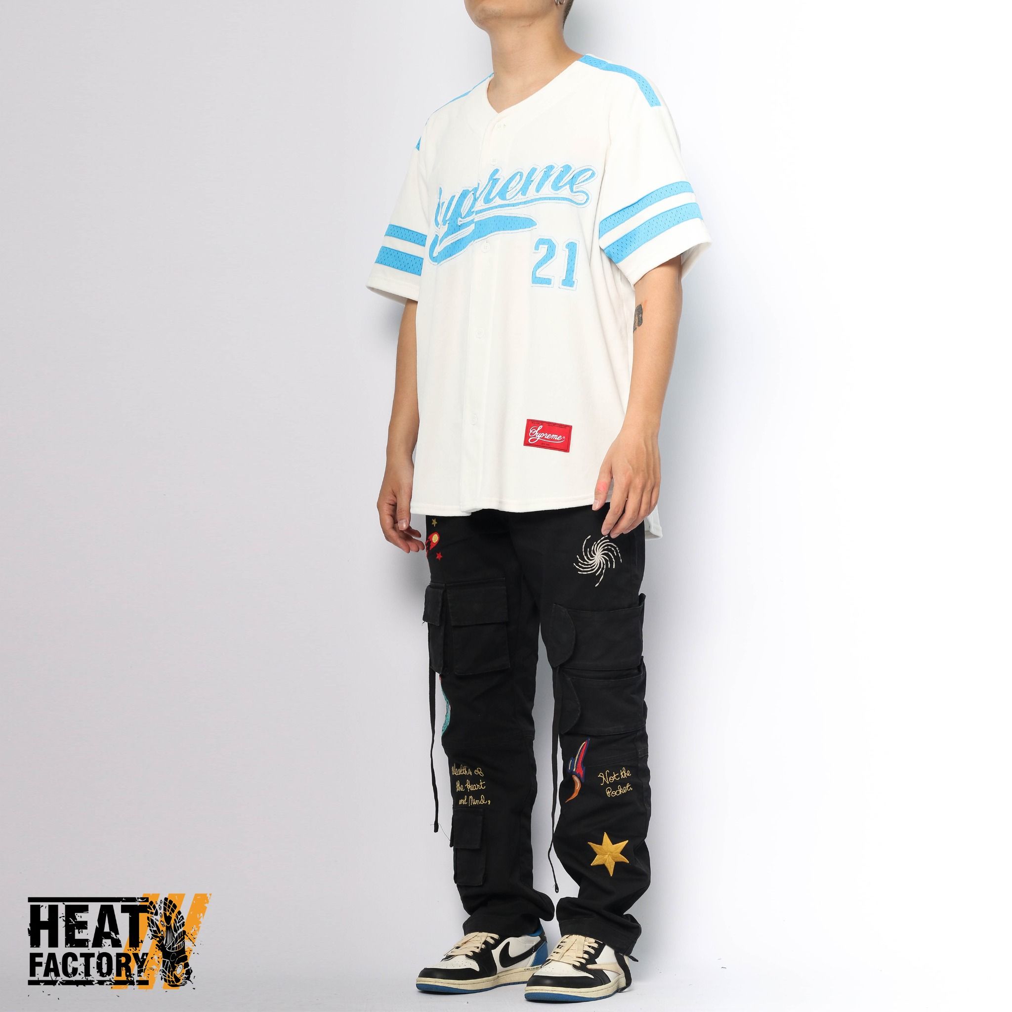 Supreme velour baseball jersey-