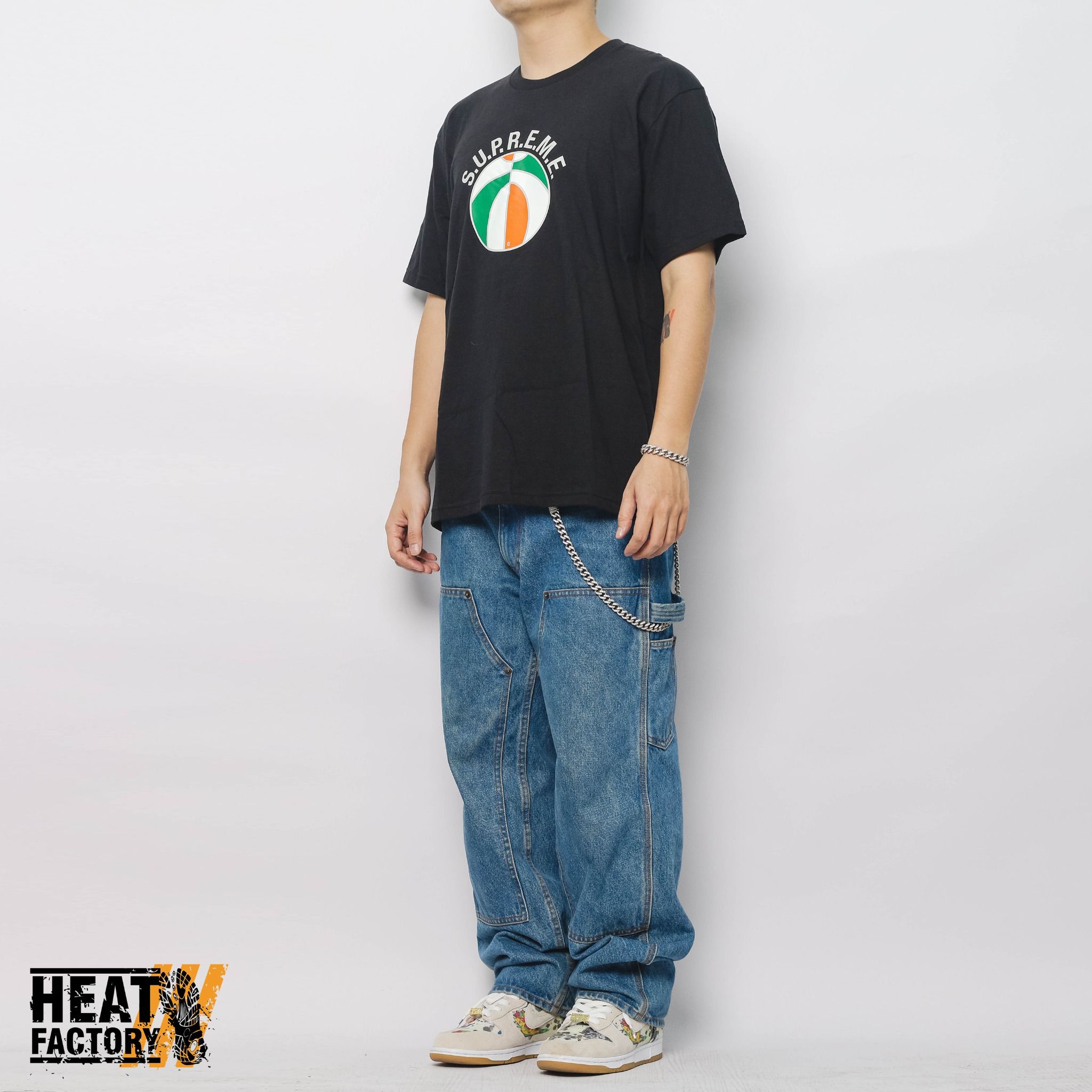  Supreme Tee League Royal (Black) 