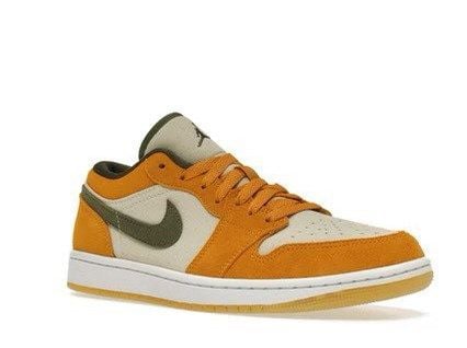  Jordan 1 Low Orange Olive 