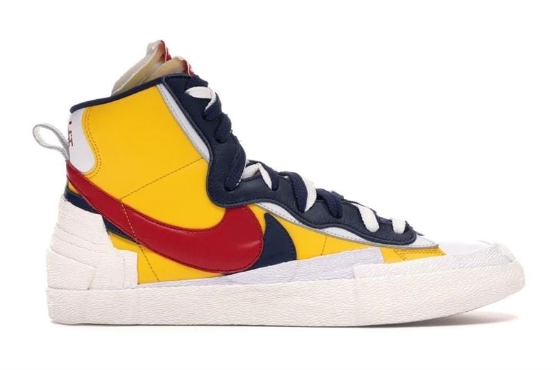 Nike Blazer Mid x Sacai Yellow 