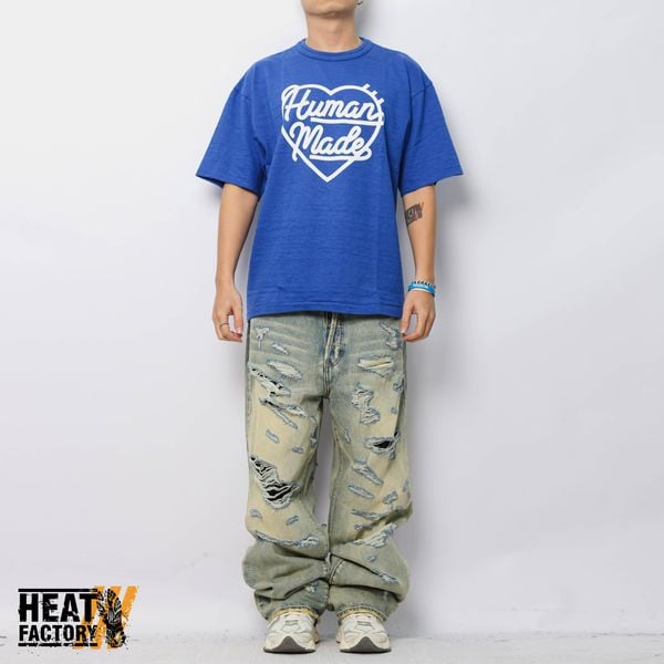  Human Made Tee Heart Color (Blue) 