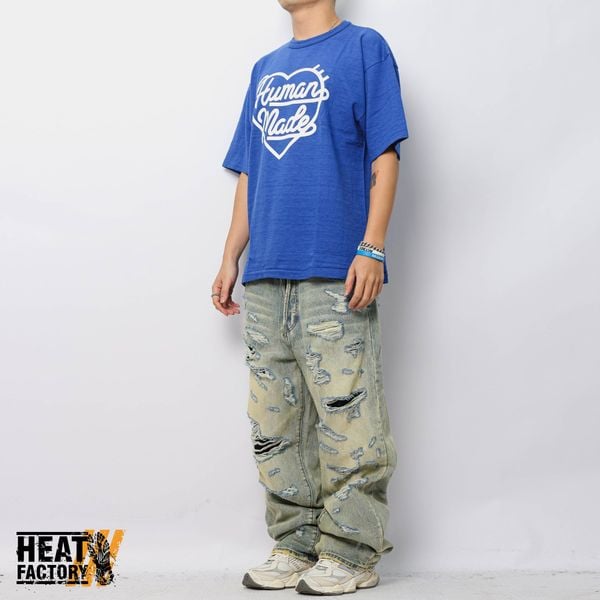  Human Made Tee Heart Color (Blue) 