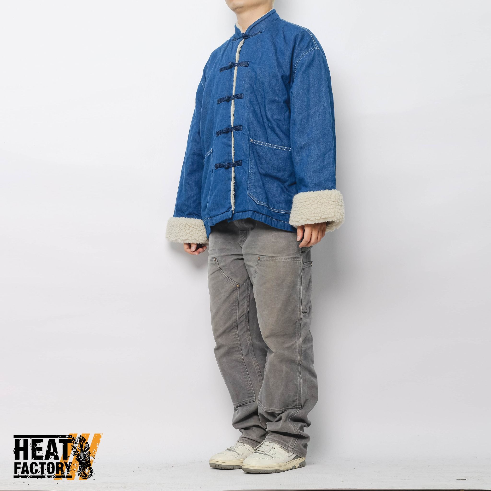 Kapital Jacket Denim 8oz Lined Kung-fu (Blue) 