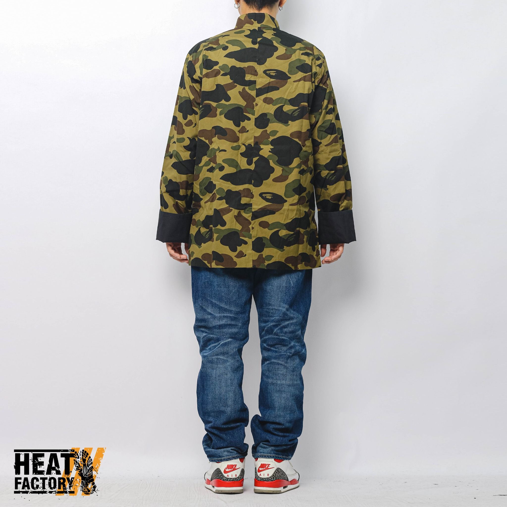  Bape Jacket 1st Camo Brocade China (Green) 